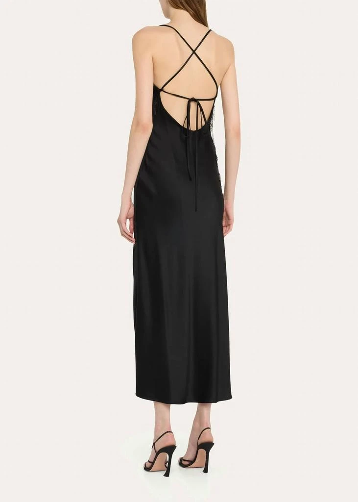 商品Jason Wu|Slip Dress With Bead Applique In Black,价格¥5192,第3张图片详细描述
