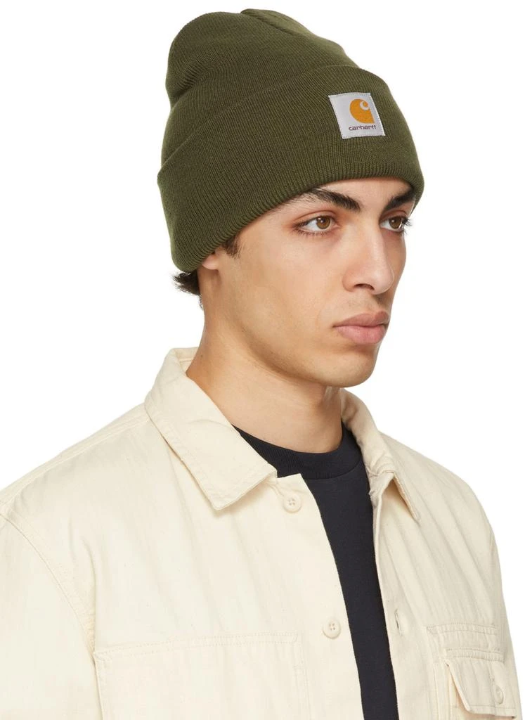 商品Carhartt WIP|Green Watch Beanie,价格¥280,第2张图片详细描述