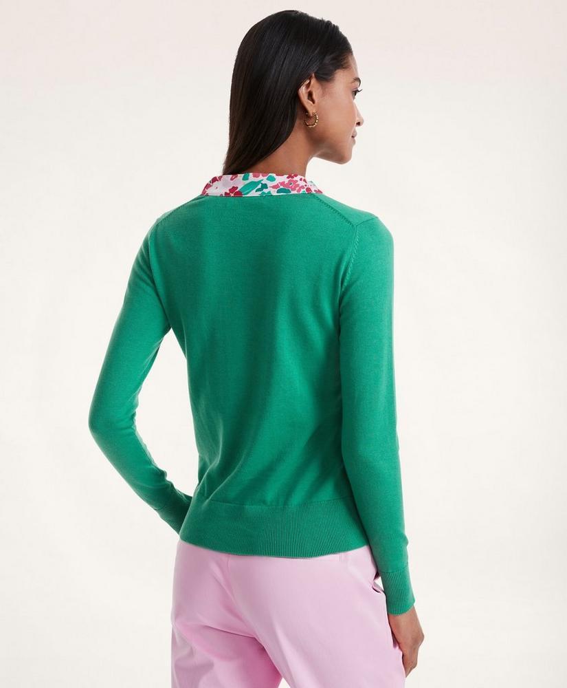 商品Brooks Brothers|Cotton Bow Detail Sweater,价格¥368,第4张图片详细描述