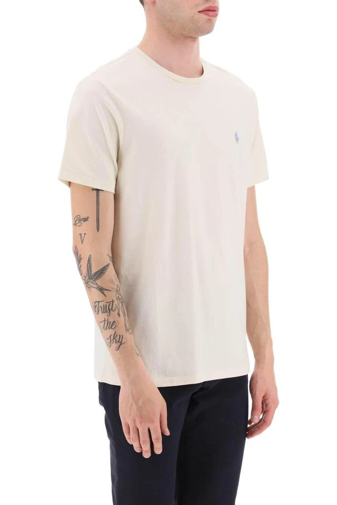 商品Ralph Lauren|CUSTOM SLIM FIT T-SHIRT WITH LOGO,价格¥376,第3张图片详细描述