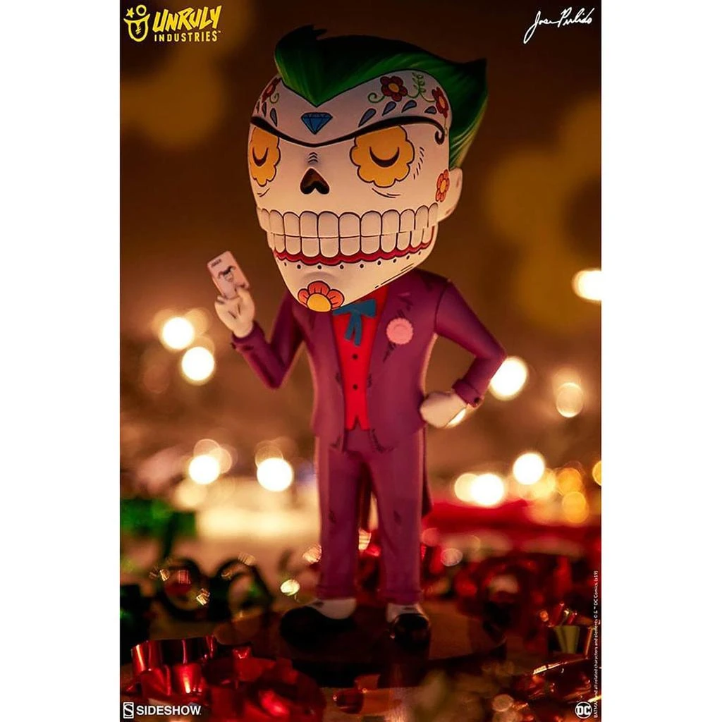 商品Unruly Studios|Sideshow Collectibles DC Comics - Designer PVC Statue The Joker Calavera 20 cm,价格¥1088,第4张图片详细描述