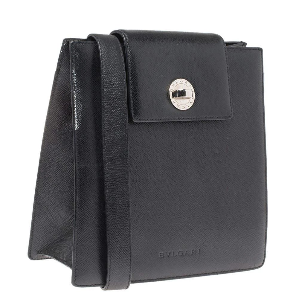 商品[二手商品] BVLGARI|Bvlgari Black Leather Accordion Shoulder Bag,价格¥1114,第3张图片详细描述