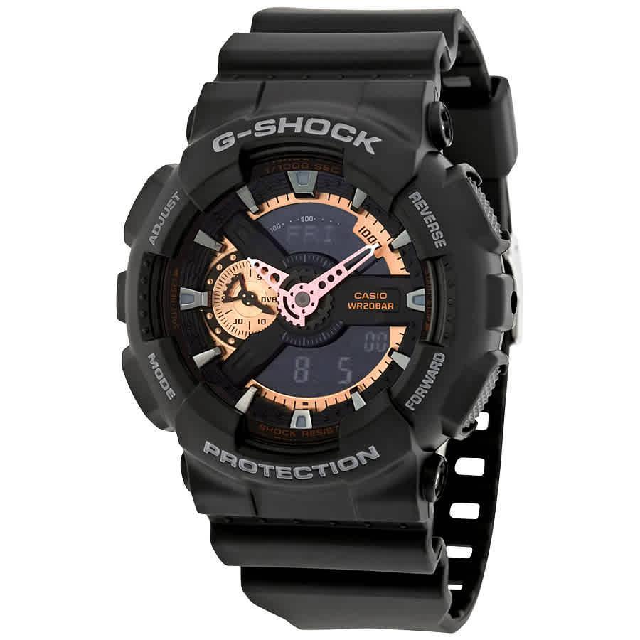 商品Casio|G-Shock Alarm World Time Quartz Analog-Digital Mens Watch GA110RG1ADR,价格¥727,第1张图片