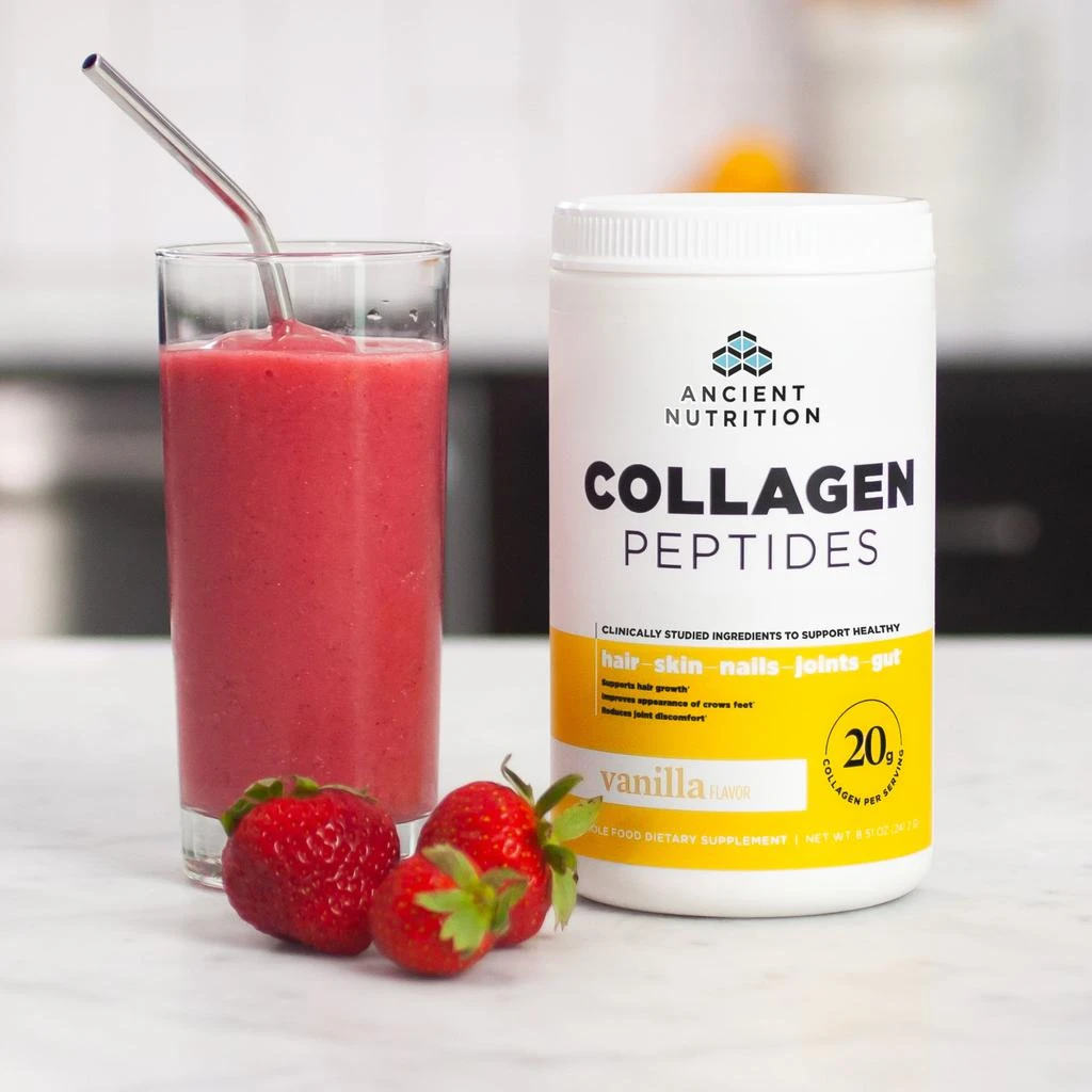 商品Ancient Nutrition|Collagen Peptides Protein | Powder Vanilla (12 Servings),价格¥174,第4张图片详细描述