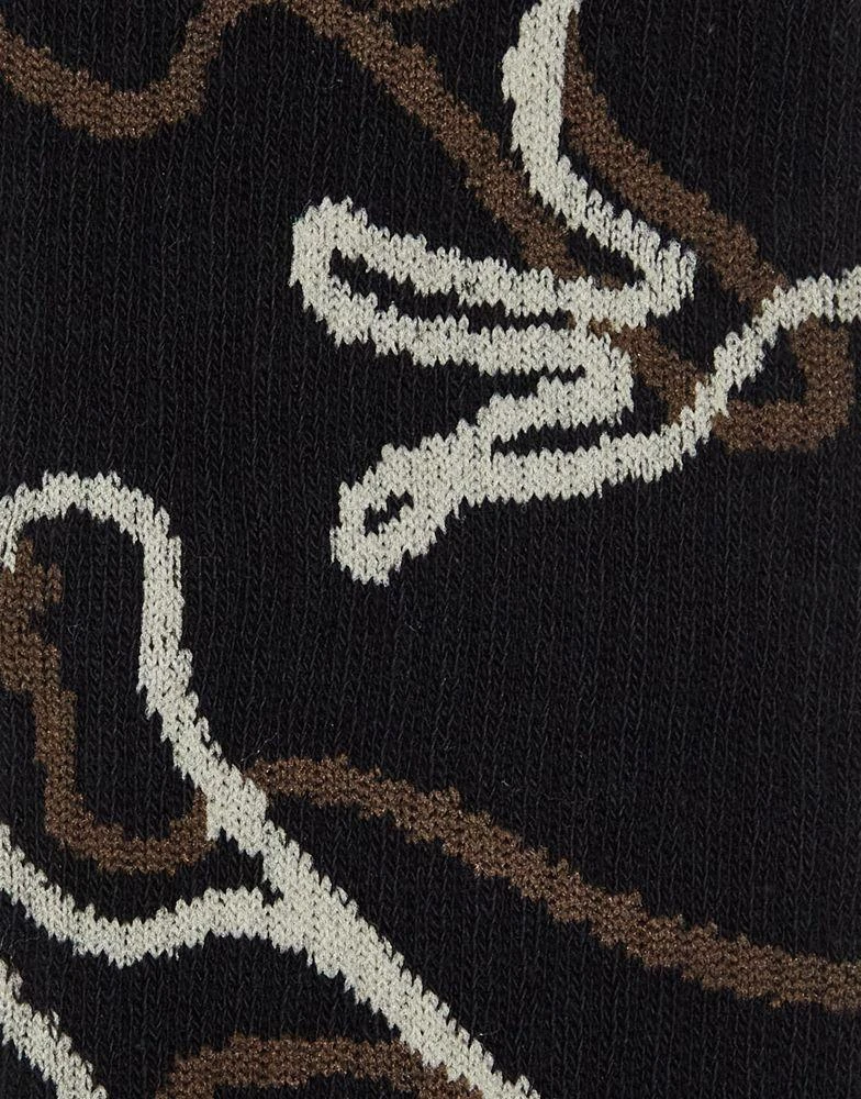 商品ASOS|ASOS DESIGN sports socks in black with camo line design,价格¥38,第3张图片详细描述