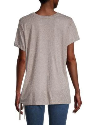 商品Democracy|Side Tie V Neck Top,价格¥60,第2张图片详细描述