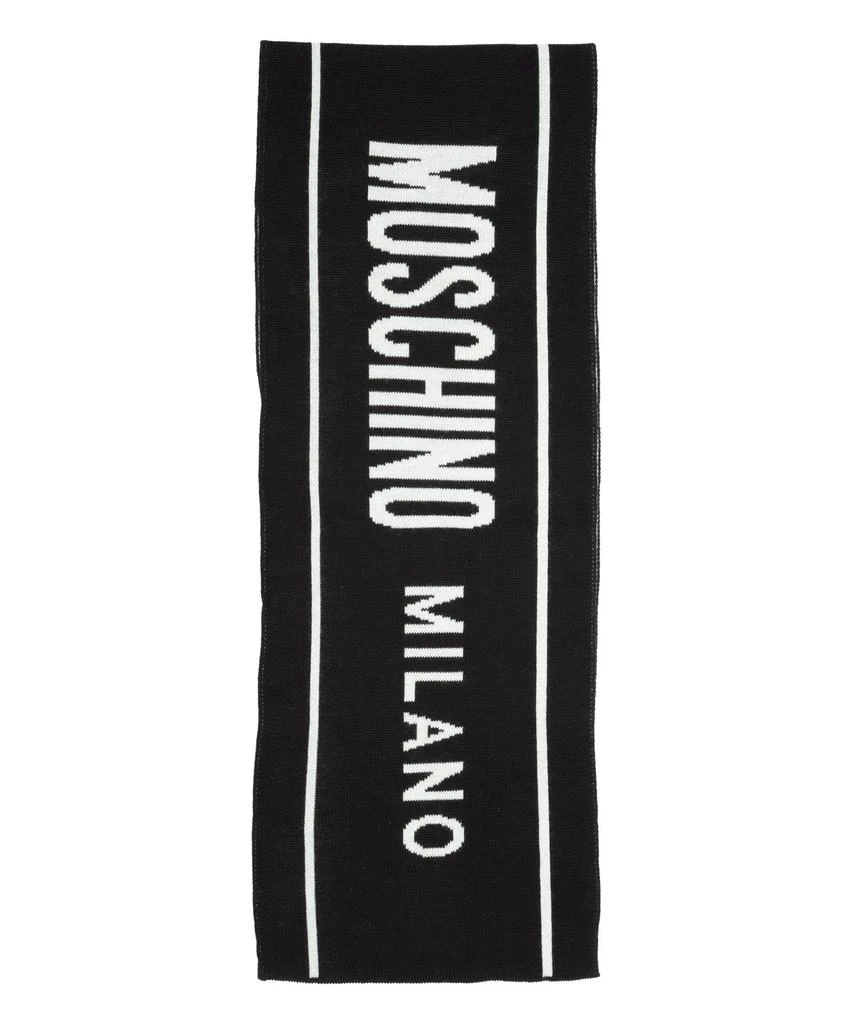 商品Moschino|Moschino Wool Wool Scarf,价格¥920,第3张图片详细描述