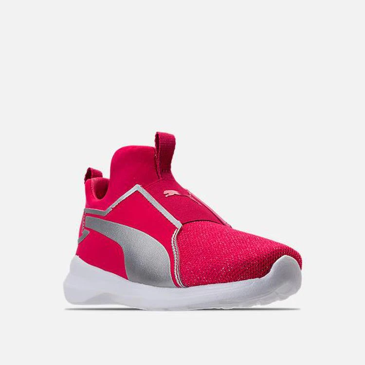 商品Puma|Girls' Preschool Puma Rebel Mid Jr Training Shoes,价格¥186,第1张图片