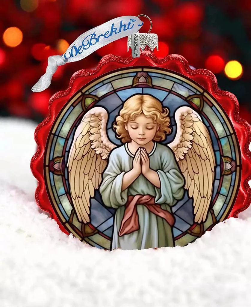 商品Designocracy|Little Angel Wreath Holiday Mercury Glass Ornaments G. DeBrekht,价格¥720,第4张图片详细描述