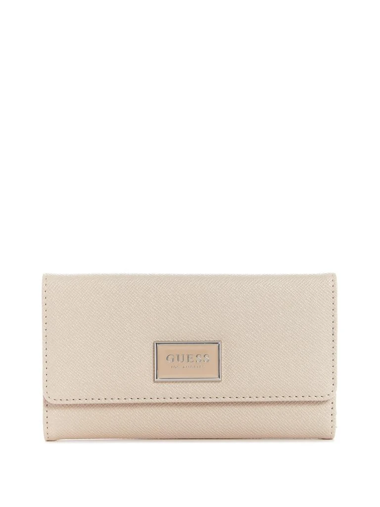 商品Guess Factory|Abree Saffiano Slim Clutch Wallet,价格¥210,第1张图片