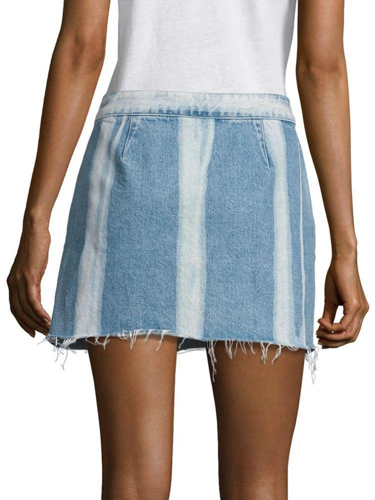商品3 X 1|Higher Ground Distressed Denim Mini Skirt,价格¥436,第2张图片详细描述
