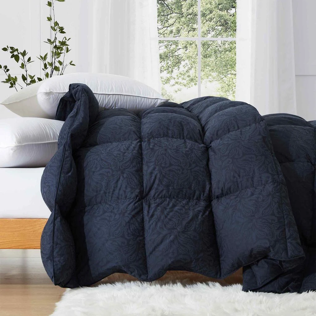 商品Peace Nest|Black Paisley Down Feather Fiber Comforter All Season Super Soft Shell,价格¥637,第2张图片详细描述