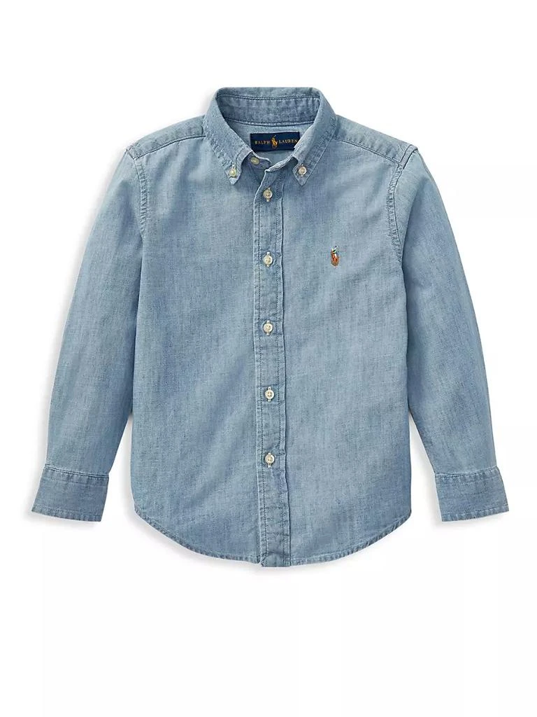 商品Ralph Lauren|Little Boy's & Boy's Chambray Shirt,价格¥310,第1张图片