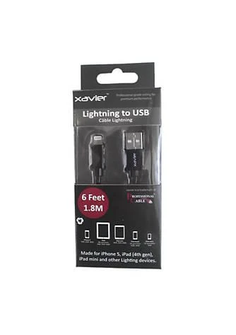 商品Professional Cable|Cable Lightning Cable   6 Feet Usb To Lightning Sync Charge Cable   Black   Mfi Apple Licensed,价格¥194,第1张图片