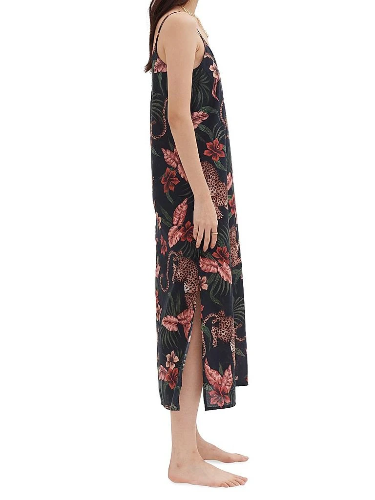 商品Desmond & Dempsey|Soleia Leopard-Print Cotton Slip Nightie,价格¥1033,第3张图片详细描述
