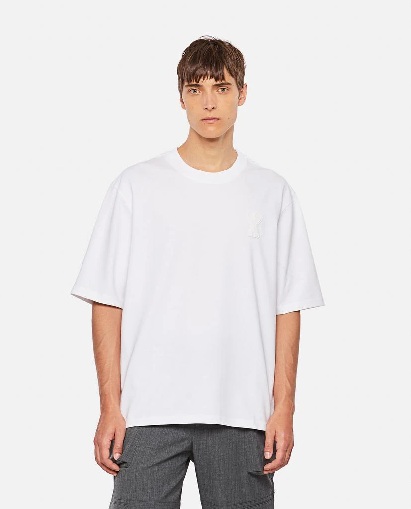 商品AMI|ORGANIC COTTON  TECHNICAL T-SHIRT,价格¥1292,第1张图片