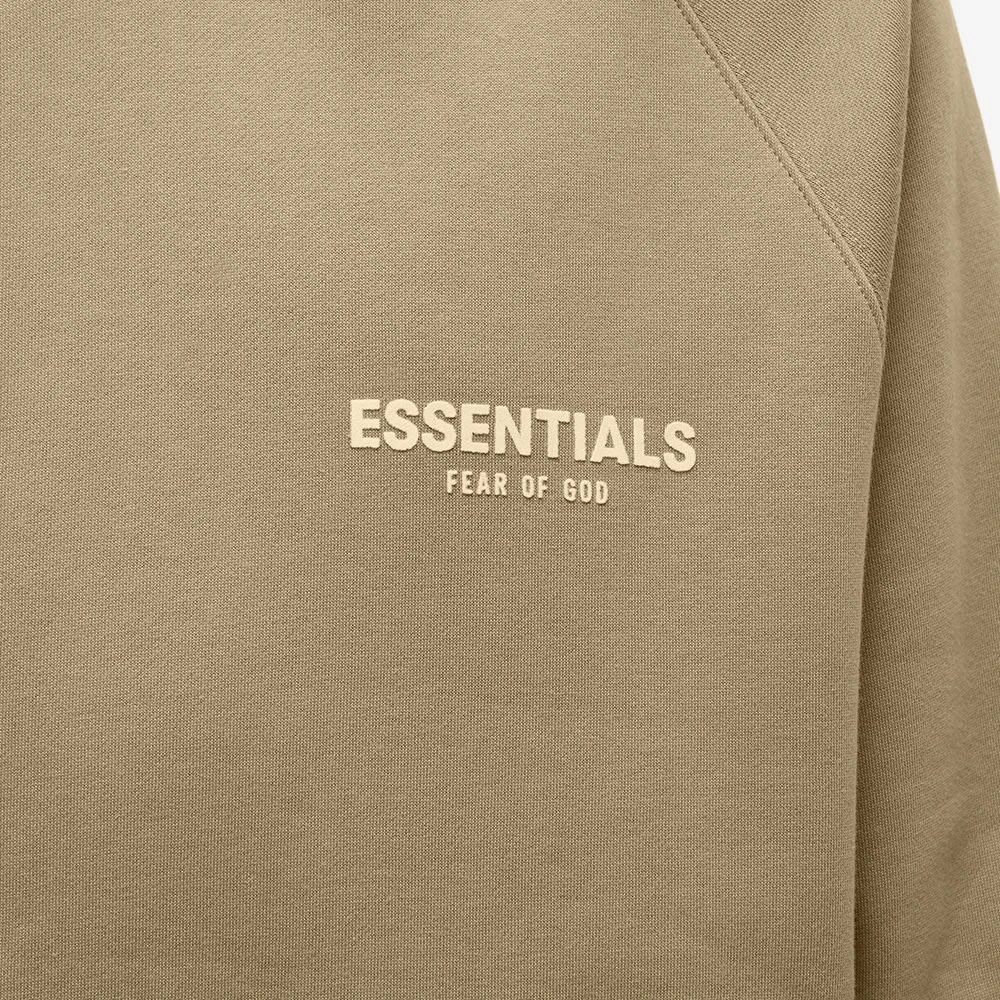 商品Essentials|Fear of God ESSENTIALS Logo Popover Hoody - Oak,价格¥866,第5张图片详细描述