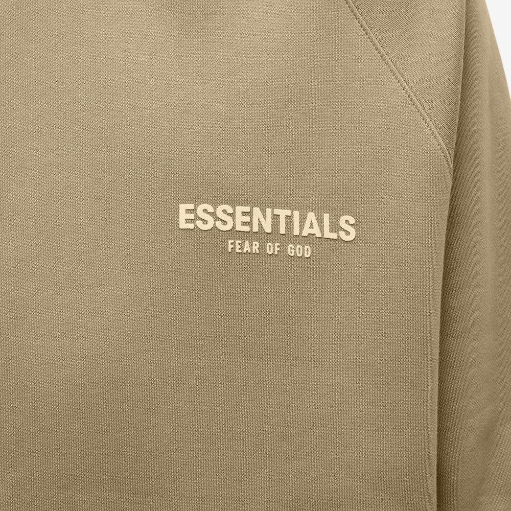 商品Essentials|Fear of God ESSENTIALS Logo Popover Hoody - Oak,价格¥736,第7张图片详细描述