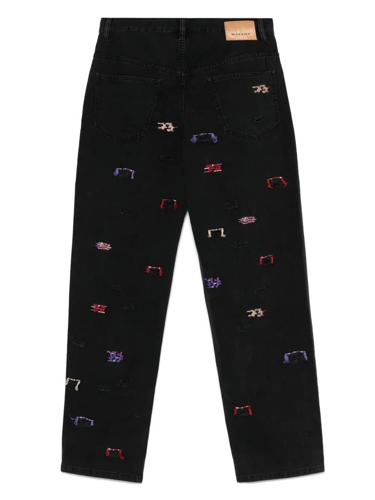 商品Isabel Marant|Black denim Juro jeans,价格¥2311,第2张图片详细描述