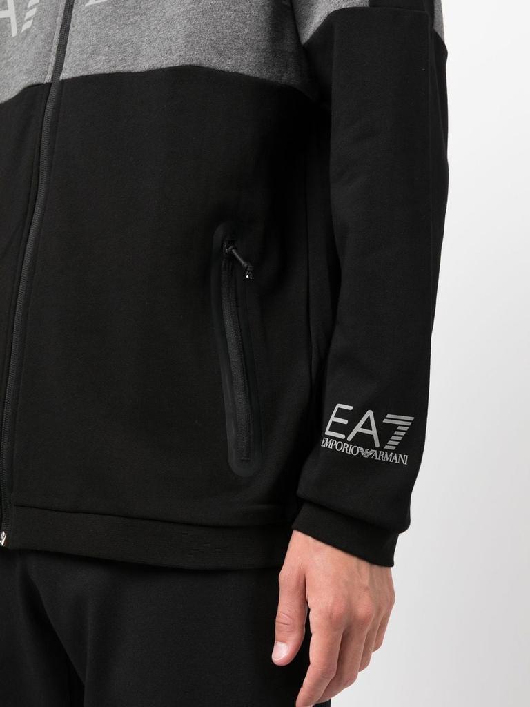EA7 Logo bicolor jacket商品第3张图片规格展示