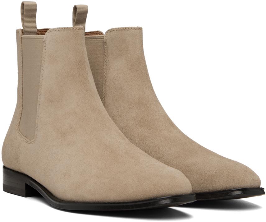 Beige Metropolitan Chelsea Boots商品第4张图片规格展示