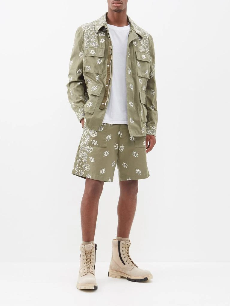 商品AMIRI|M-65 bandana-print cotton-canvas jacket,价格¥7792,第2张图片详细描述