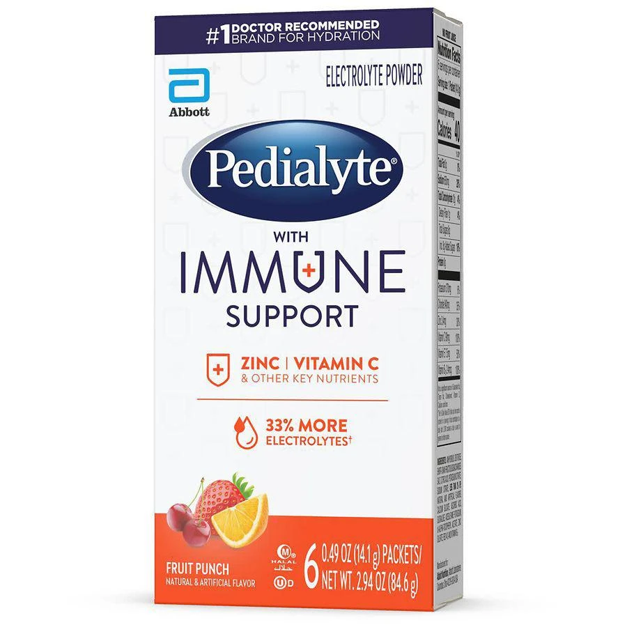 商品Pedialyte|With Immune Support Electrolyte Powder,价格¥111,第2张图片详细描述