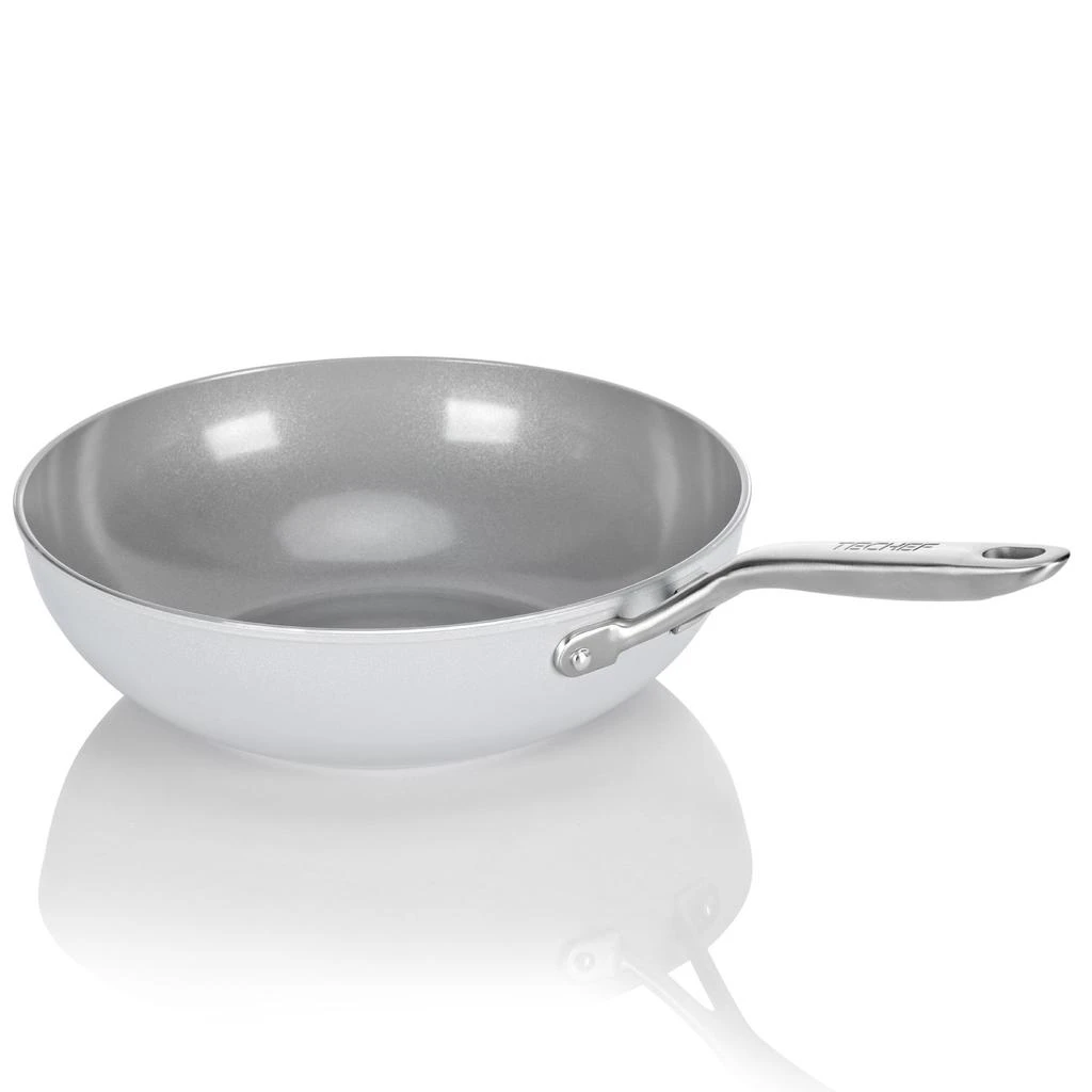 商品TECHEF|CeraTerra - 12 Inch Wok/Stir-Fry Pan with Cover,价格¥451,第1张图片