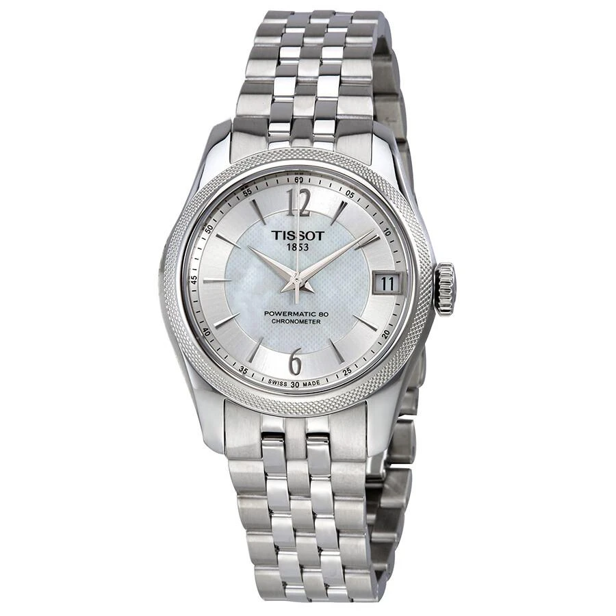 商品Tissot|天梭珍珠贝母女士机械手表 T108.208.11.117.00,价格¥2224,第1张图片