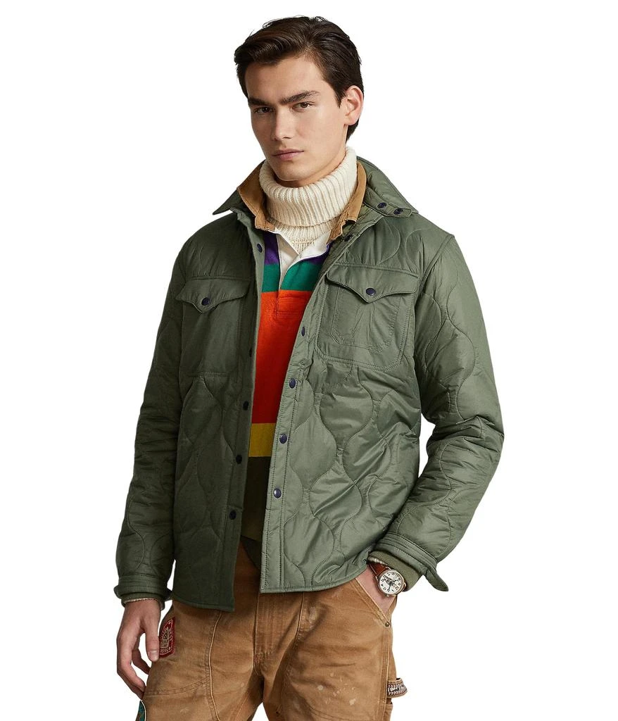 商品Ralph Lauren|男士 绗缝衬衫夹克,价格¥1675,第1张图片