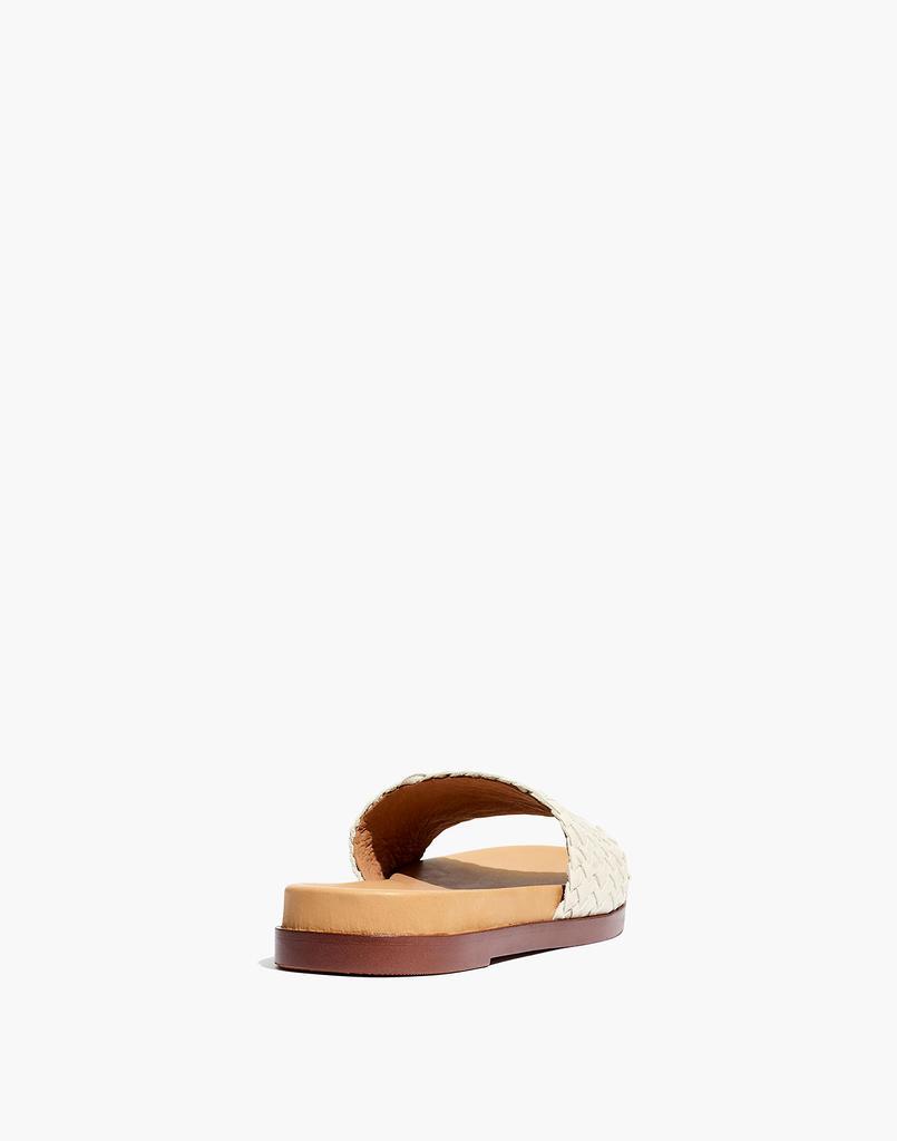 商品Madewell|The Louisa Slide Sandal in Woven Leather,价格¥691,第4张图片详细描述