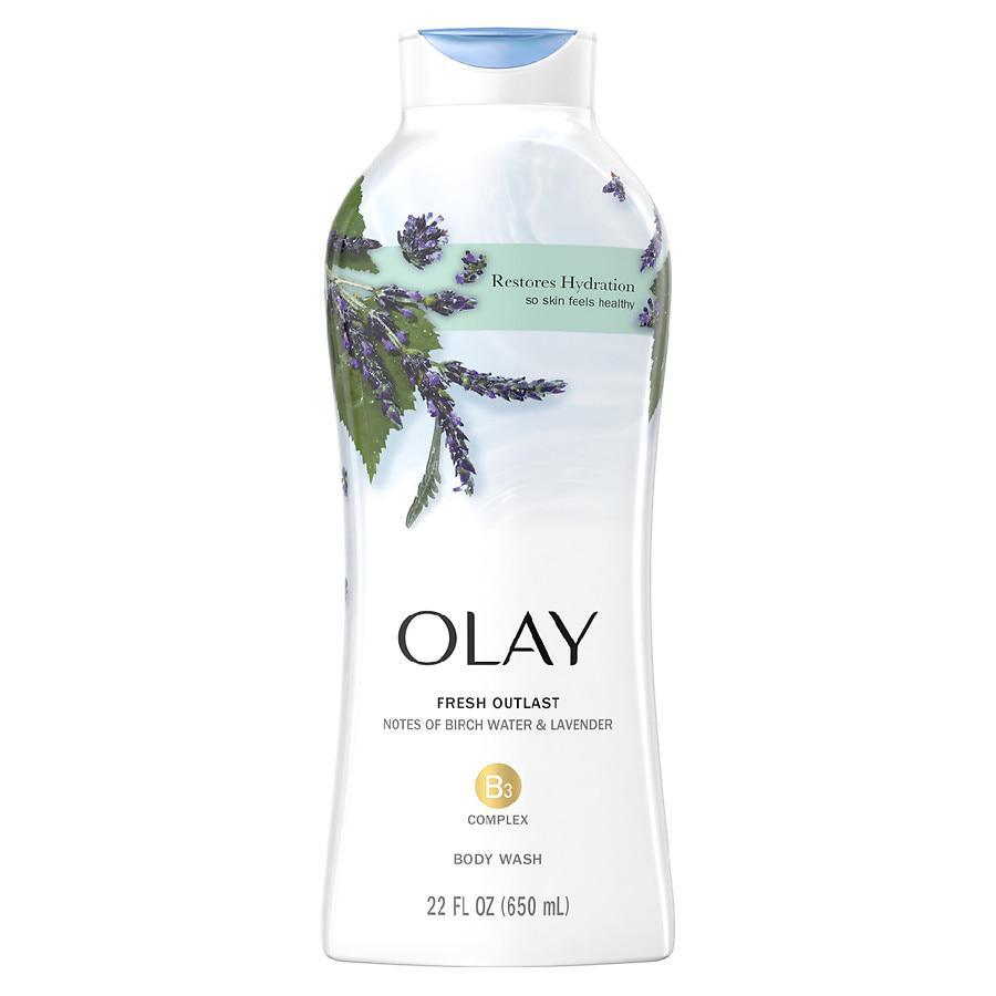 商品Olay|Fresh Outlast Body Wash Purifying Birch Water & Lavender,价格¥52,第1张图片