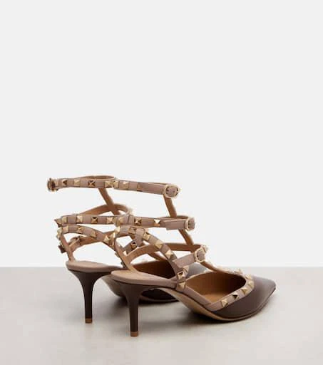 商品Valentino|Rockstud 65皮革高跟鞋,价格¥9294,第2张图片详细描述