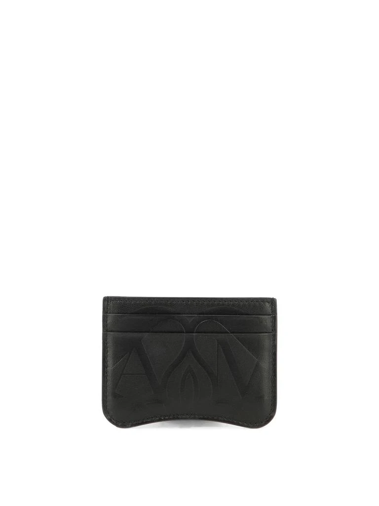 商品Alexander McQueen|The Seal Wallets & Card Holders Black,价格¥998,第3张图片详细描述