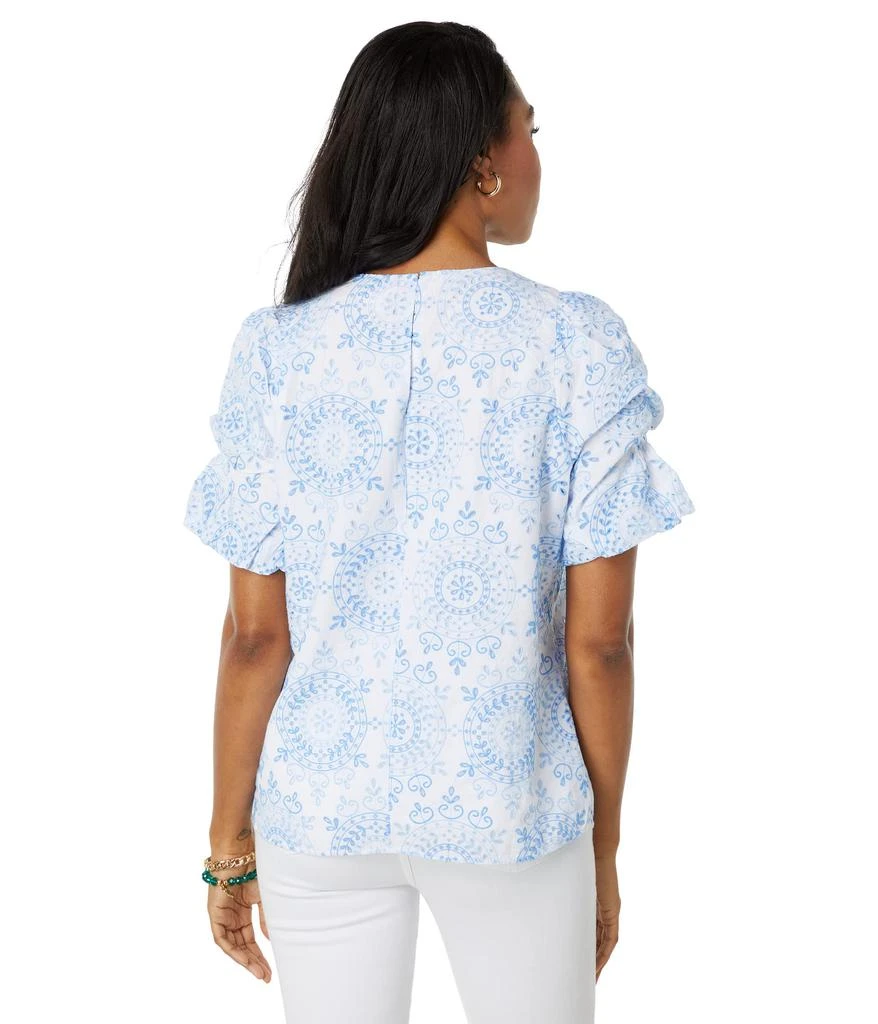 商品Lilly Pulitzer|Lailah Short Sleeve Eyelet,价格¥1107,第2张图片详细描述