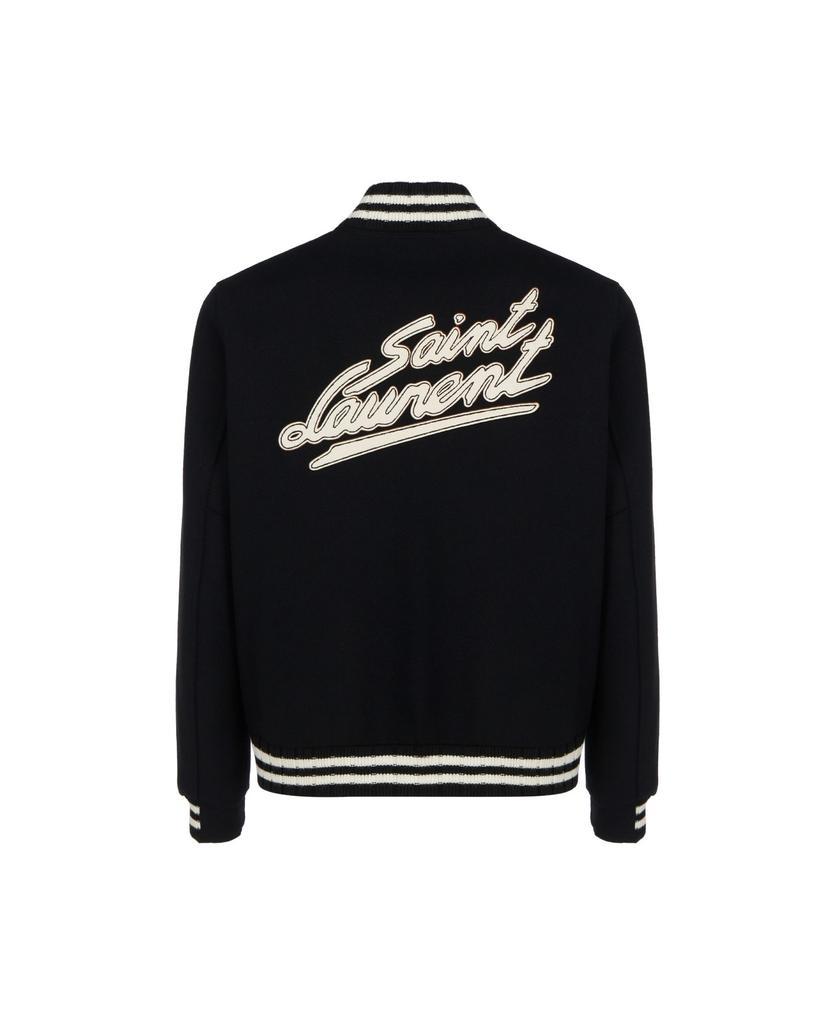 商品Yves Saint Laurent|Off-white Bomber Jacket,价格¥15053,第4张图片详细描述