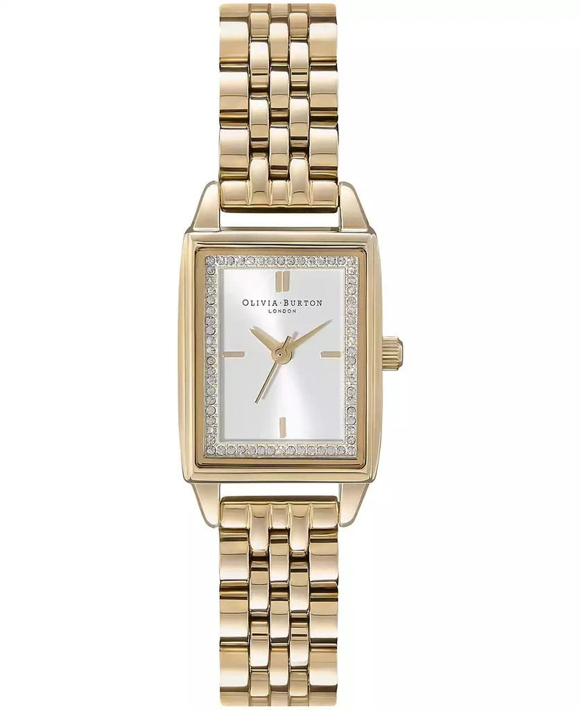 商品Olivia Burton|Women's Quartz Gold-Tone Stainless Steel Bracelet Watch 25.5mm x 20.5mm,价格¥1363,第1张图片