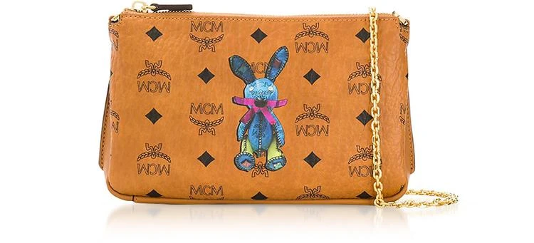 商品MCM|MCM Rabbit Visetos Medium Millie Top Zip Crossbody,价格¥4281,第1张图片