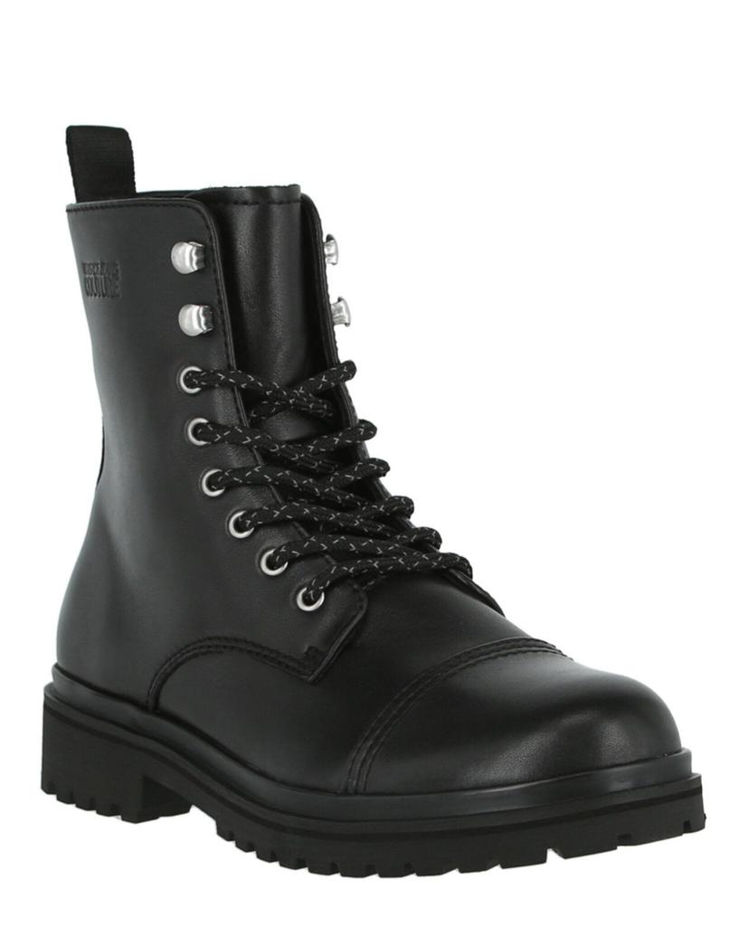 Men's Leather Combat Boots商品第2张图片规格展示