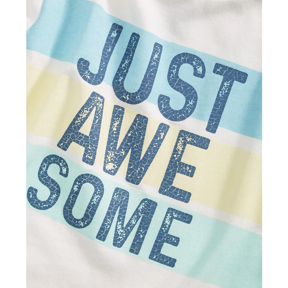 商品First Impressions|Baby Boys Just Awesome T-Shirt, Created for Macy's,价格¥38,第3张图片详细描述