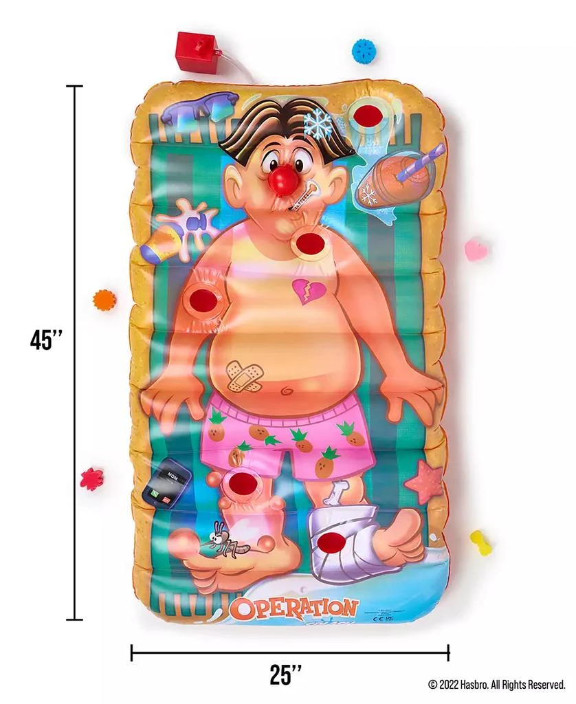 商品Hasbro|Operation Splash Game by WowWee  Backyard Sprinkler Mat Kids Game with 5 Foam Elements  Ages 4 And Up,价格¥121,第3张图片详细描述