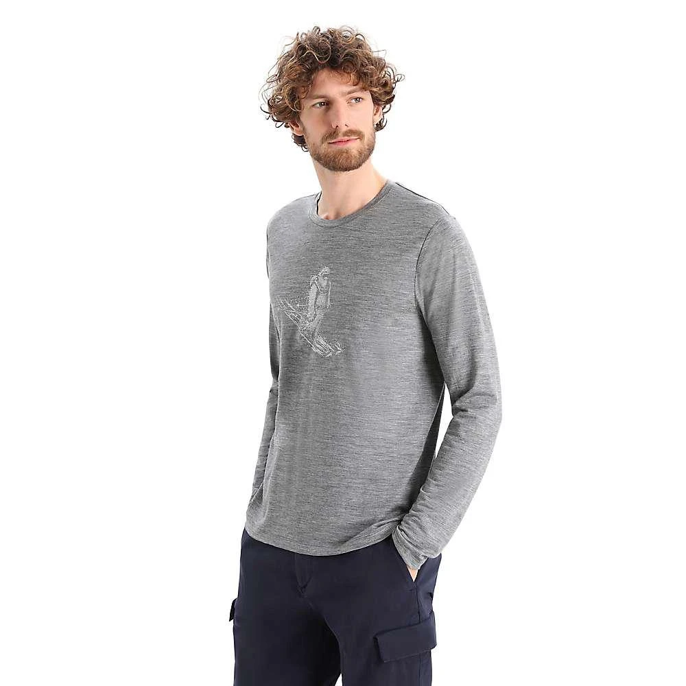 商品Icebreaker|Men's Tech Lite II LS Tee - Skiing Yeti,价格¥446,第2张图片详细描述