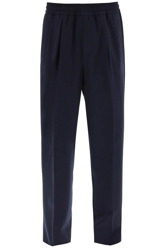 商品Zegna|Jogger Fit Wool Blend Trousers,价格¥1974,第1张图片