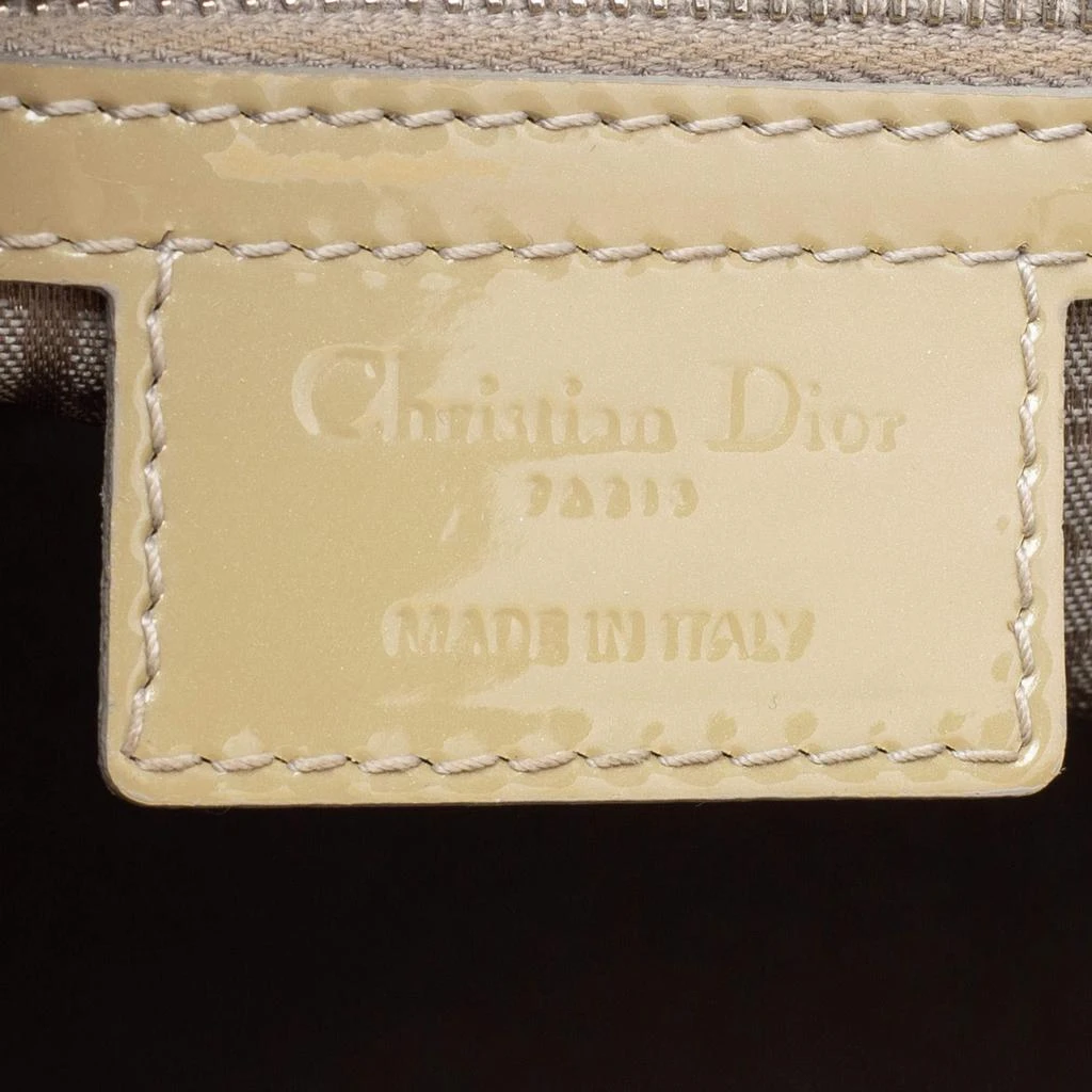 Dior Light Green Cannage Patent Leather Large Lady Dior Tote 商品