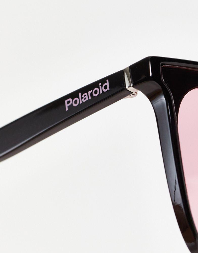 Polaroid classic retro sunglasses in pink商品第3张图片规格展示