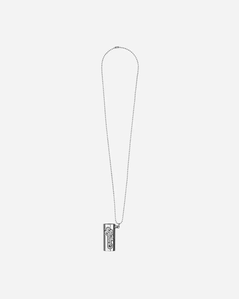 商品Hysteric Glamour|Creamy Logo Lighter Case Necklace Silver,价格¥672,第1张图片