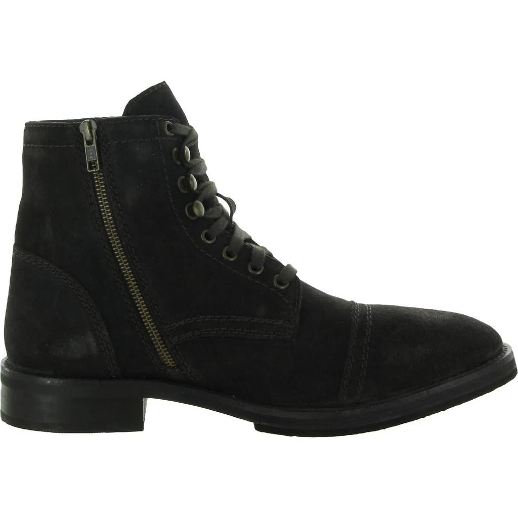 商品Steve Madden|Steve Madden Mens Buddy Solid Zipper Combat & Lace-up Boots,价格¥284,第3张图片详细描述