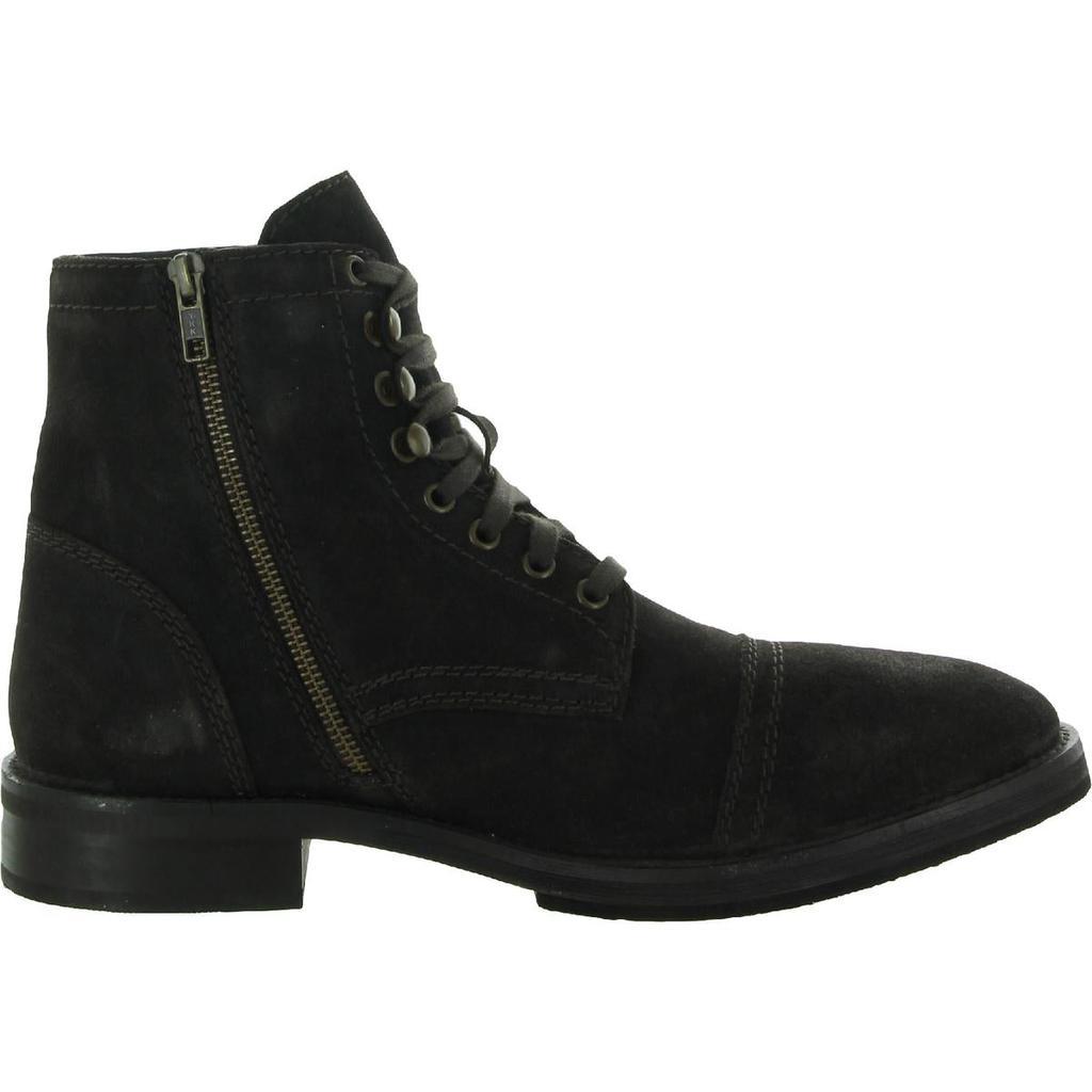 商品Steve Madden|Steve Madden Mens Buddy Solid Zipper Combat & Lace-up Boots,价格¥308,第5张图片详细描述