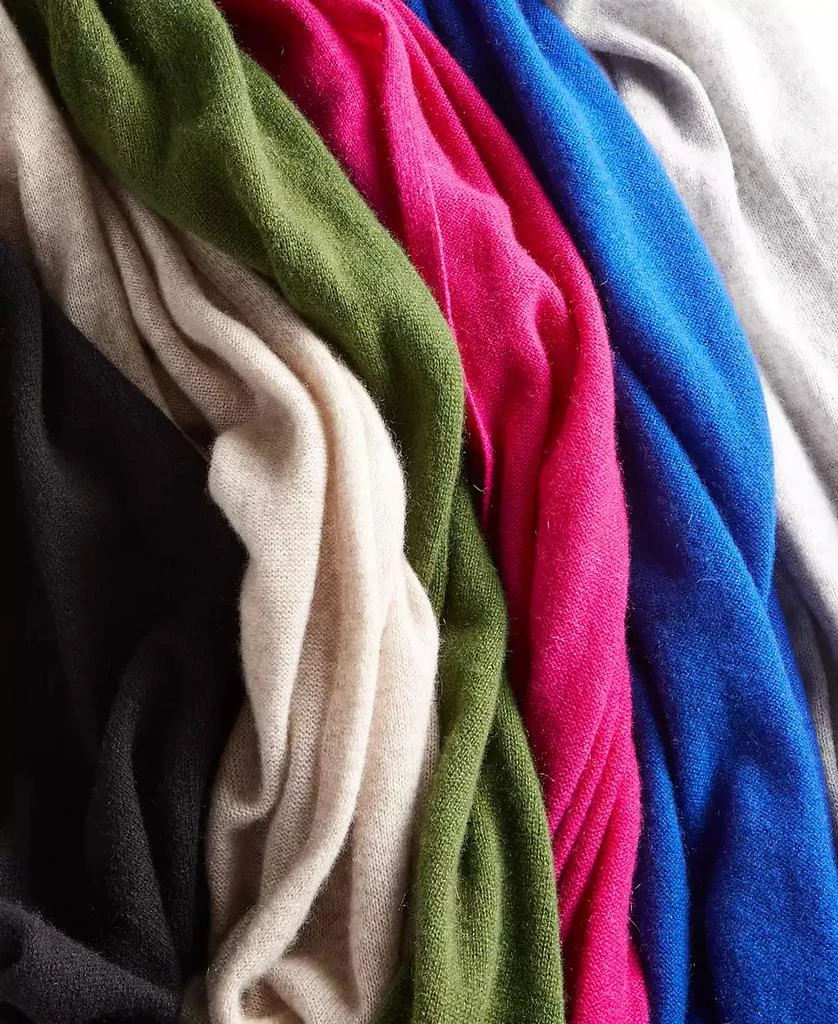 商品Charter Club|100% Cashmere Oversized Scarf, Created for Macy's,价格¥456,第4张图片详细描述