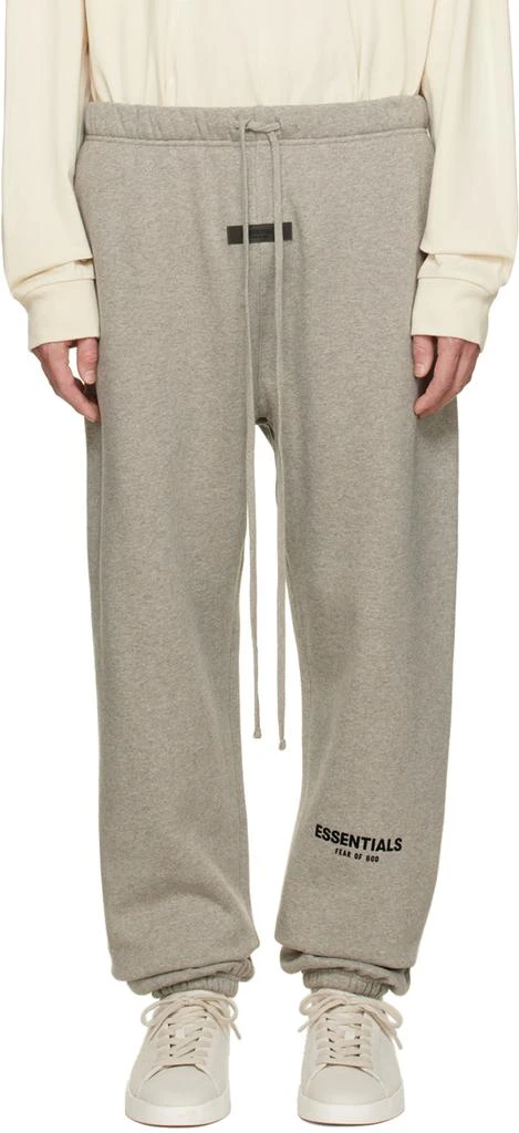 商品Essentials|Gray Drawstring Lounge Pants,价格¥501,第1张图片